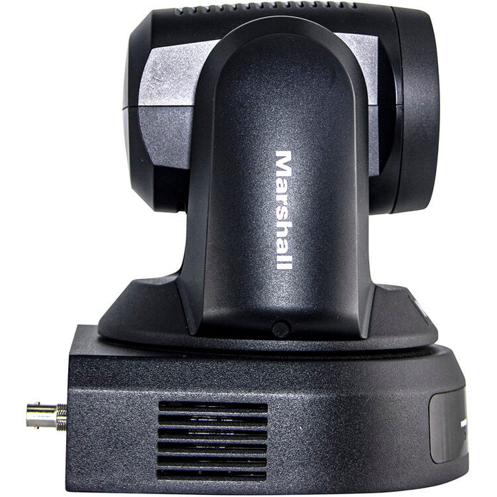Marshall CV625 UHD 4K dual PTZ camera with 25x optical zoom in black housing