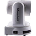 Marshall CV730-WHN white PTZ camera with 30x optical zoom and NDI, SDI, HDMI, and IP video outputs