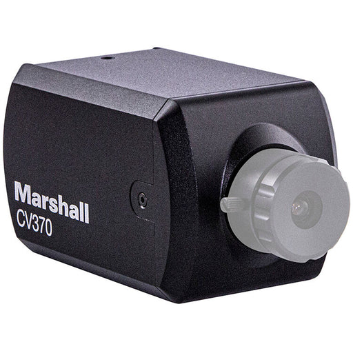 Marshall Electronics CV370 compact HD camera featuring NDI|HX3, SRT streaming, and HDMI outpu