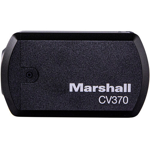 Marshall Electronics CV370 compact HD camera featuring NDI|HX3, SRT streaming, and HDMI outpu