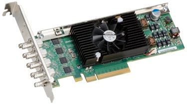 Matrox DSX LE5 12G video card featuring 12G-SDI support for high-performance video capture and playback in broadcast and production workflows