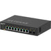 "Netgear GSM4210PX-100NAS 8-Port Gigabit PoE+ Managed Switch with SFP (220W) for high-performance AV networking and system integration.