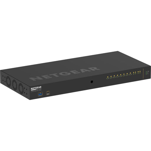 Netgear AV Line M4250-10G2XF-PoE+ (GSM4212PX) Front and Rear View