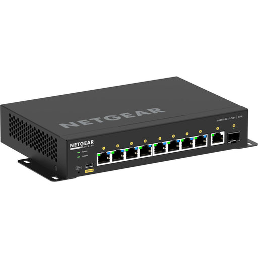 Netgear GSM4212P-100NAS 12-Port PoE+ Managed Network Switch with Layer 2 and Layer 3 features for small to medium business networks.