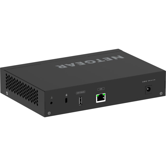 Netgear GSM4212P-100NAS 12-Port PoE+ Managed Network Switch with Layer 2 and Layer 3 features for small to medium business networks.