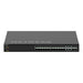 NETGEAR AV Line M4350-24F4X managed network switch featuring twenty-four Gigabit SFP fiber ports and four 10 Gigabit SFP+ uplink ports for professional AV-over-IP, enterprise, and broadcast networking.