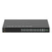 NETGEAR AV Line M4350-24M4X4V managed switch with twenty-four 2.5 Gigabit PoE++ ports, four 10 Gigabit Ethernet ports, four 25 Gigabit SFP28 uplinks, and advanced AV-over-IP networking capabilities.