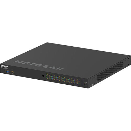 Netgear GSM4230PX-100NAS 30-Port Managed PoE+ Switch with 4 SFP+ ports for high-performance networking and power delivery