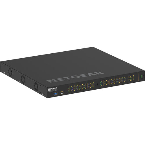 Netgear GSM4248P-100NAS 40-Port PoE+ Managed Switch with 40Gb Uplink