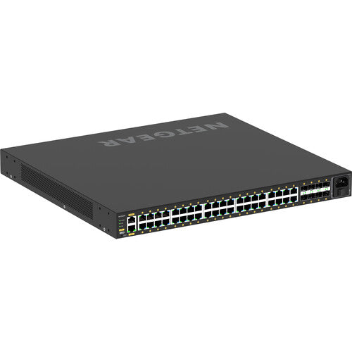 Netgear GSM4248P-100NAS 40-Port PoE+ Managed Switch with 40Gb Uplink