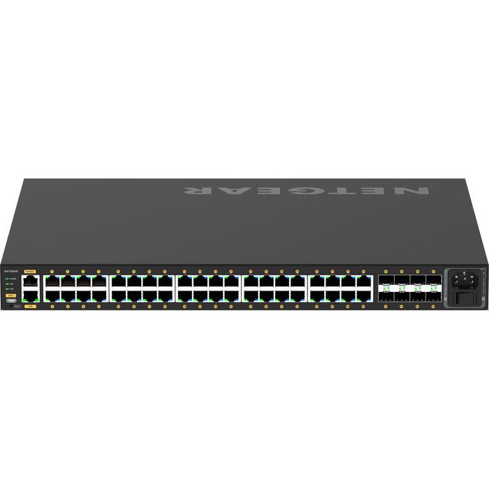 Netgear GSM4248P-100NAS 40-Port PoE+ Managed Switch with 40Gb Uplink