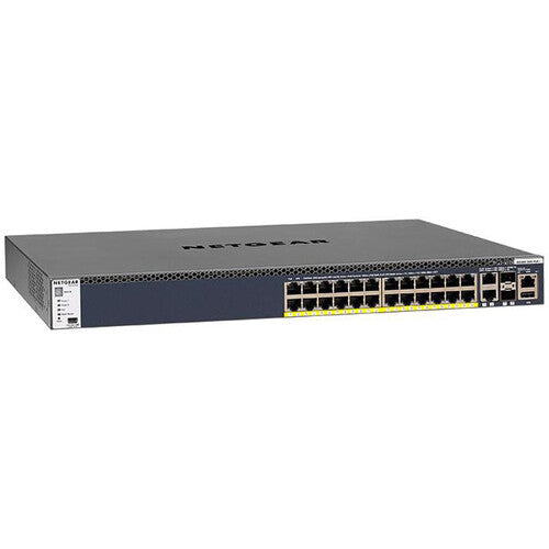 Netgear GSM4328PB-100NES 28-Port Managed Network Switch with PoE+ Support