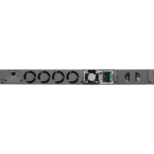 Netgear GSM4352PA-100NES 48-Port PoE+ Managed Ethernet Switch with 4 SFP+ 10G Uplink Ports, ideal for enterprise networks