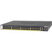 Netgear GSM4352PA-100NES 48-Port PoE+ Managed Ethernet Switch with 4 SFP+ 10G Uplink Ports, ideal for enterprise networks