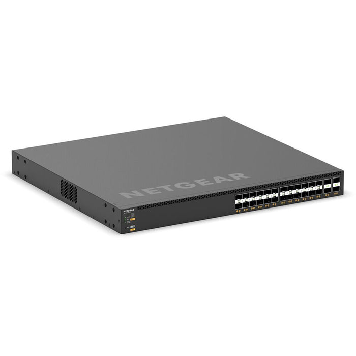 Netgear M4350-24F4V Managed Switch with 24 SFP+ and 4 SFP28 Ports for Enterprise Networking