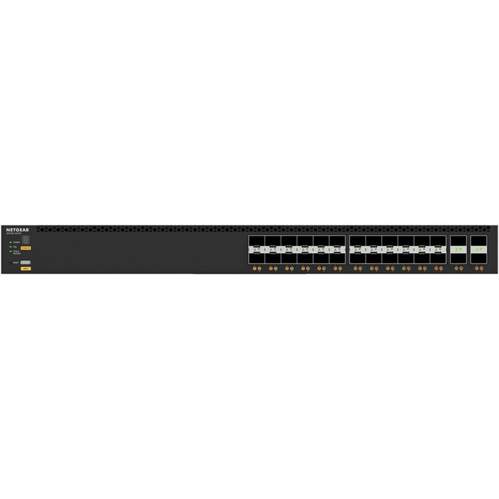 Netgear M4350-24F4V Managed Switch with 24 SFP+ and 4 SFP28 Ports for Enterprise Networking