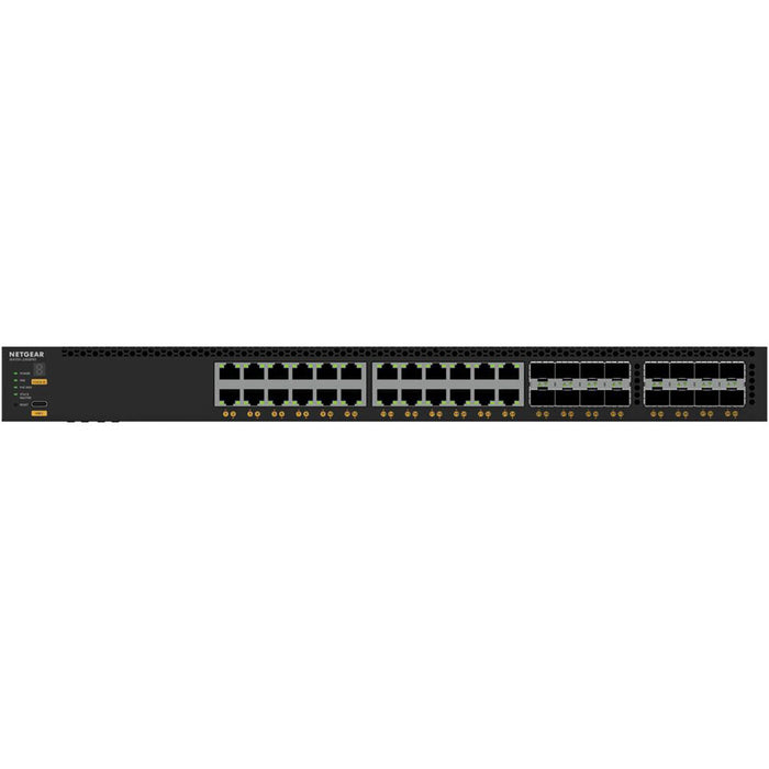 Netgear M4350-24X8F8V (XSM4340V-100NES) Managed Switch with 24x 10G ports, 8x SFP+ ports, and 8x PoE++ ports