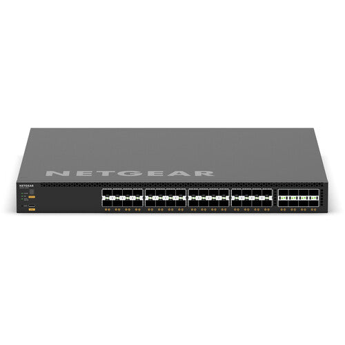 Netgear M4350-32F8V (XSM4340FV-100NES) managed switch with 32 SFP+ ports and 8 100G uplink ports