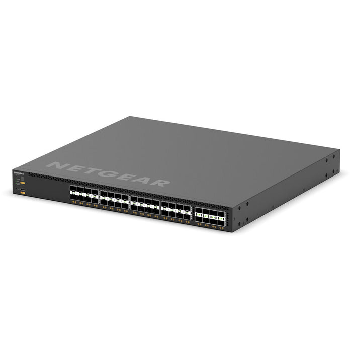Netgear M4350-32F8V (XSM4340FV-100NES) managed switch with 32 SFP+ ports and 8 100G uplink ports