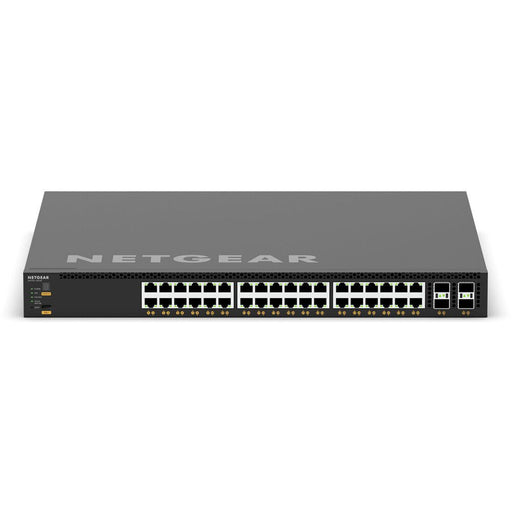 Netgear M4350-36X4V Managed Switch with 36x25G SFP28 and 4x100G QSFP28 Ports, ideal for enterprise networking.