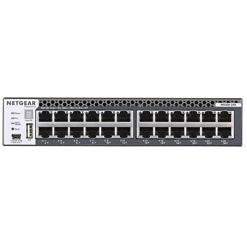 Netgear XSM4324CS-100NES 24-Port 10G Ethernet Managed Switch with Enterprise-Grade Performance
