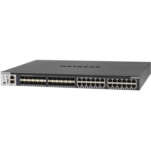 Netgear XSM4348S-100NES Managed Ethernet Switch with 48 10G SFP+ Ports and 4 100G QSFP28 Uplinks