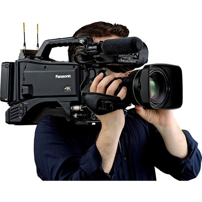 Panasonic AJCX4000GJ 4K HDR ENG shoulder camcorder with memory card recording