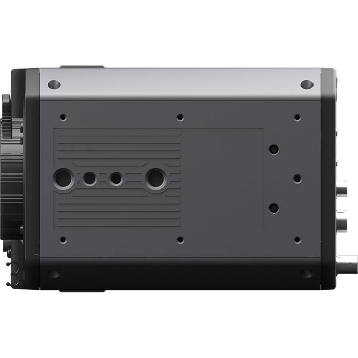 Panasonic AK-UBX100GJ 4K multi-purpose box camera with B4 mount, 12G-SDI, and IP connectivity for broadcast production