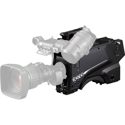 Panasonic AK-UC3300GSJ 4K HDR studio camera with B4 mount, fiber connectivity, and 2x HD slow motion