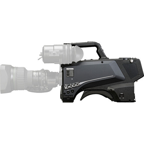 Panasonic AK-UC3300GSJ 4K HDR studio camera with B4 mount, fiber connectivity, and 2x HD slow motion