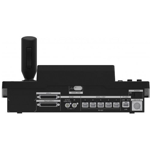 Panasonic AW-RP150GJ5 touchscreen remote controller for PTZ cameras with joystick and multi-camera control