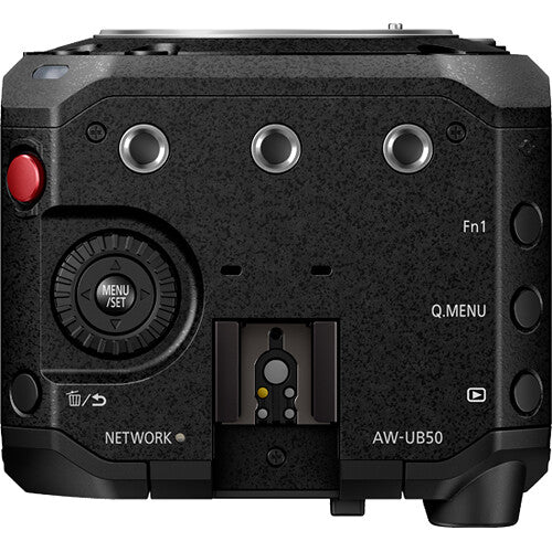 Panasonic AW-UB50P 4K multipurpose box camera with full-frame sensor and L-mount for broadcast and cinematic production