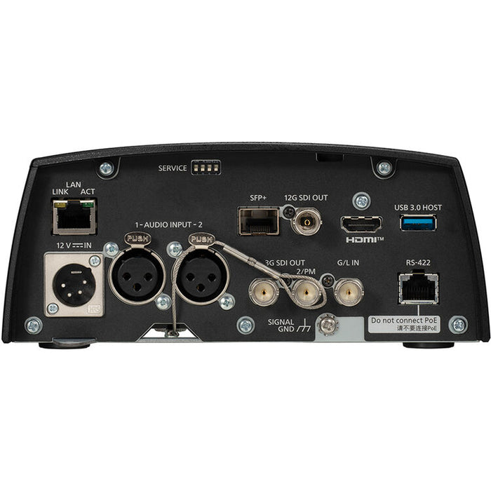 Panasonic AW-UE160WPJ UHD 4K PTZ camera with 20x optical zoom in white for broadcast and live production