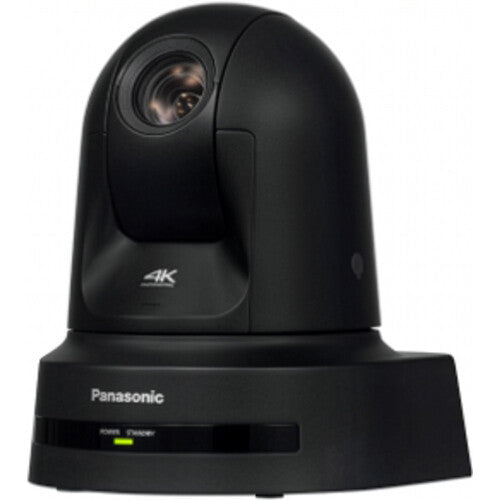 Panasonic AW-UE80KPJ5 4K60 Full NDI PTZ camera with 24x optical zoom and SDI HDMI outputs in black