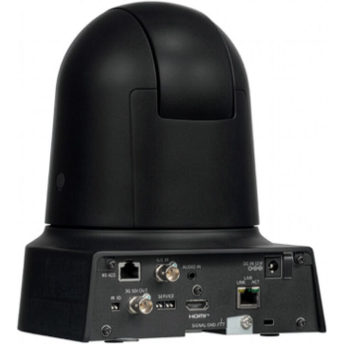 Panasonic AW-UE80KPJ5 4K60 Full NDI PTZ camera with 24x optical zoom and SDI HDMI outputs in black