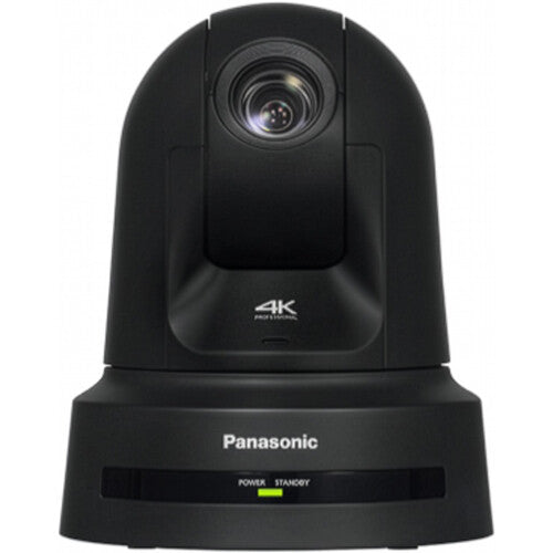 Panasonic AW-UE80KPJ5 4K60 Full NDI PTZ camera with 24x optical zoom and SDI HDMI outputs in black