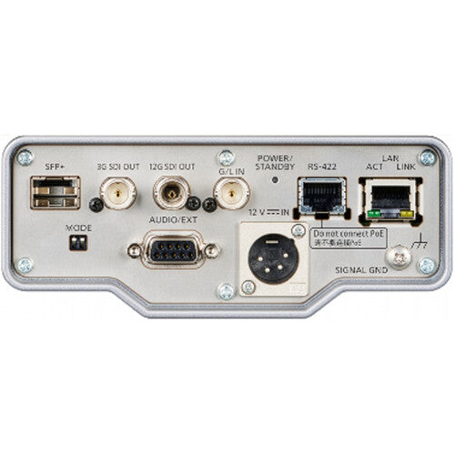 Panasonic AW-UR100GJ5S 4K outdoor PTZ camera with fiber, SRT, and NDI output for broadcast and remote production