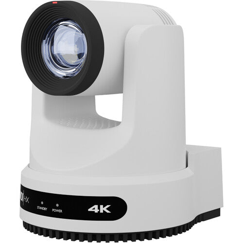 PTZOptics Move 4K white PTZ camera with 20x optical zoom and SDI HDMI USB IP outputs
