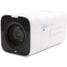 PTZOptics Studio 4K white PTZ camera with 20x optical zoom for professional video production