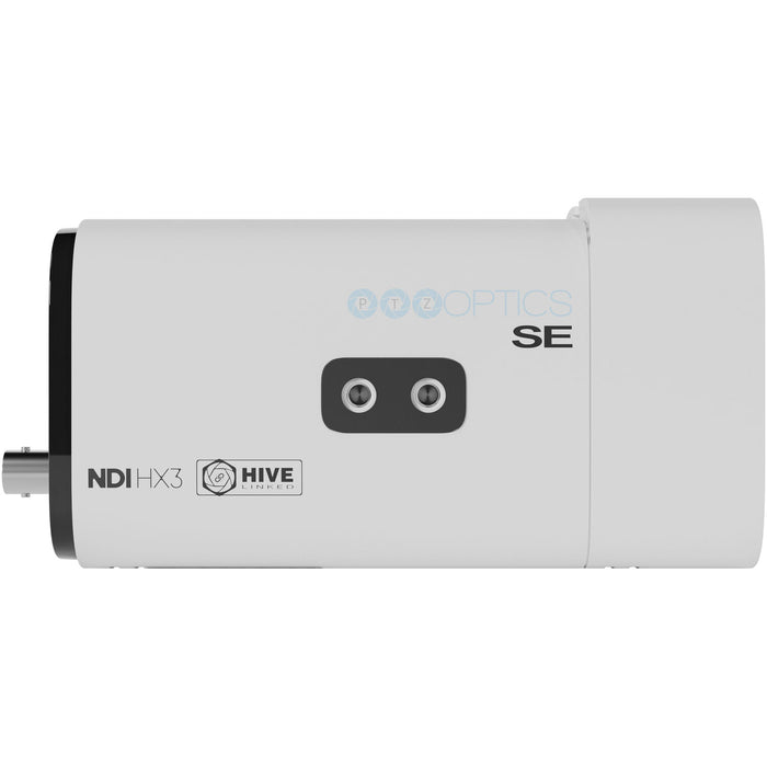 PTZOptics Studio SE Hive-Linked PTZ camera with 20x optical zoom in white