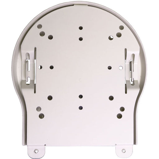 White PTZOptics universal ceiling mount installed with a PTZ camera