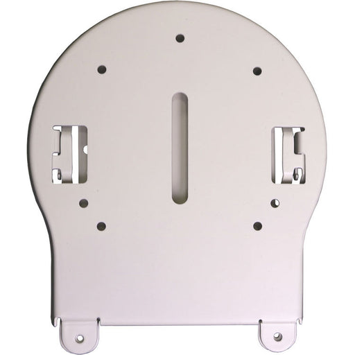 White PTZOptics universal ceiling mount installed with a PTZ camera