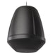 Q-SYS AD-P.HALO-BK AcousticDesign Series 6.5" pendant loudspeaker in black, ideal for premium commercial audio applications.