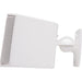 Q-SYS AD-S.SAT-WH small-format satellite speaker in white, designed for high-quality distributed audio applications with a sleek and compact design.