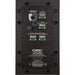 Q-SYS AD-S.SUB-BK 6.5" surface-mount subwoofer in black, designed for high-performance low-frequency reinforcement in commercial audio systems.