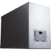 Q-SYS AD-S28TW-B dual 8-inch black surface-mount subwoofer with versatile mounting options and high-performance low-frequency output.