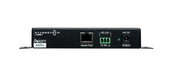 Q-SYS AXPIO audio and control expansion module for seamless integration within the Q-SYS ecosystem, offering flexible I/O options and networked connectivity.
