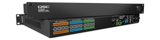 Q-SYS CORE 110f v2, a powerful network audio, video, and control processor for seamless AV system integration and flexible DSP solutions.