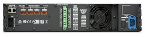 Q-SYS CX-Q-2K4 four-channel network amplifier, designed for high-performance audio distribution with Q-SYS Ecosystem integration.