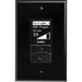 Q-SYS MP-MFC-BK Multi-Function Controller in black, designed for flexible audio system control with customizable buttons and sleek wall-mount design.